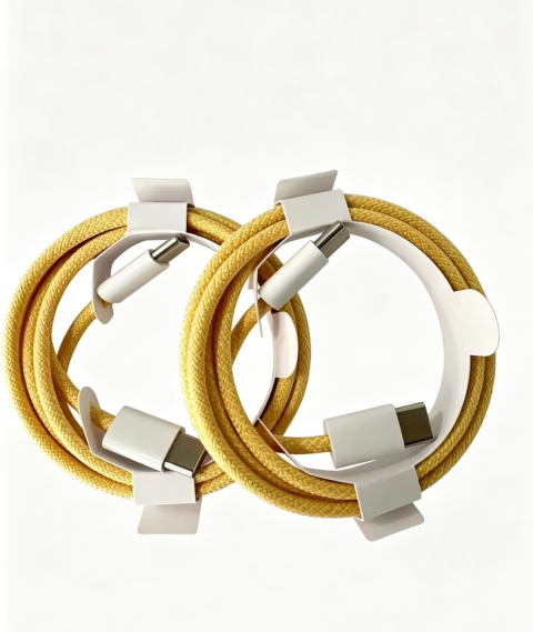USB C to USB C Cable Yellow（Type C to Type C Cable）